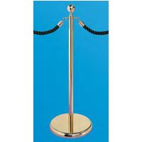 Classic Polished Brass & Polished Chrome Rope Stand